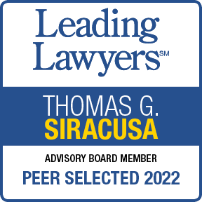 Leading Lawyers | Thomas G. Siracusa | Advisory Board Member | Peer Selected 2022