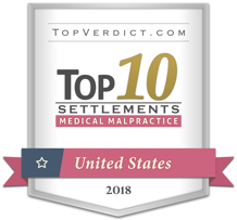 TopVerdict.com Top 10 Settlements Medical Malpractice United States 2018