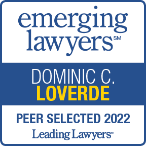 Emerging Lawyers | Dominic C. LoVerde | Peer Selected 2022 | Leading Lawyers