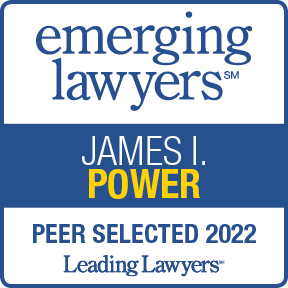 Emerging Lawyers | James I. Power | Peer Selected 2022 | Leading Lawyers